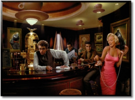 Tablou living Cinema - Java Dreams