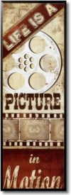 Tablou living Cinema - Life is a Picture