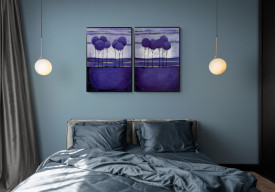 Tablou living copaci - Dusky Landscape II