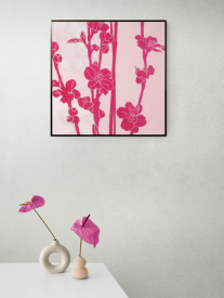 Tablou living flori - Plum Blossom II - Img 2