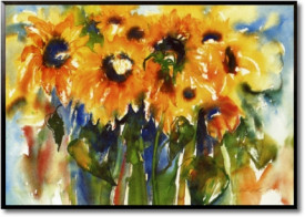 Tablou living flori - Sonnenblumen