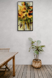 Tablou living flori - Sonnenblumen - Img 3