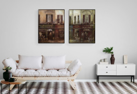 Tablou living magazin retro - Artist's Quarter - Img 3