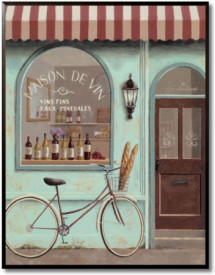 Tablou living magazin retro - Wine Store Errand
