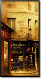 Tablou living magazine retro- Le Bouchon