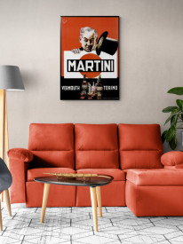 Tablou reclama vintage - Martini Vermouth Torino 1930 - Img 2