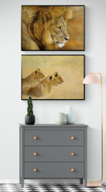 Lion du Serengeti