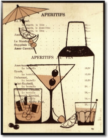 Set tablouri vintage - Giggle Water IV