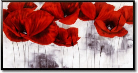 Tablou flori living - Pavot d Hiver III
