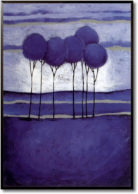 Tablou living copaci - Dusky Landscape II