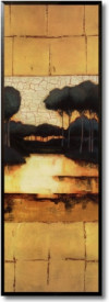 Tablou living copaci - Trees and stream II