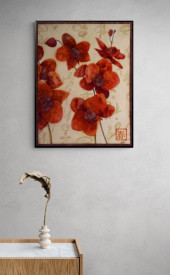 Tablou living flori - Asian Orchid I