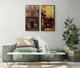 Tablou living magazine retro- Le Bouchon