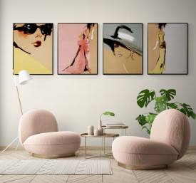Tablou living moda - Allure