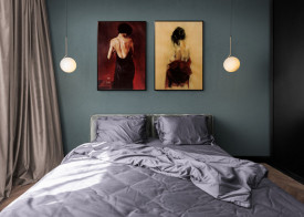 Tablou nud living - The Red Coat - Img 4