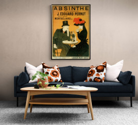 Tablou reclama vintage - Absinthe Edouard Pernot
