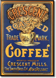 Tablou reclama vintage - Crescent Roasted Coffee