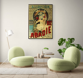 Tablou reclama vintage - Riz Abadie
