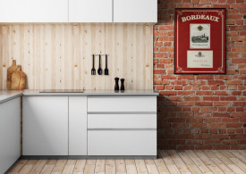 Tablou vintage vinuri - Vins de Bordeaux II