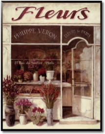 Tablou bucatarie magazine retro - Boutique des Fleurs