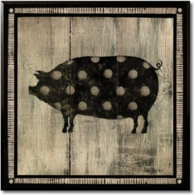 Tablou bucatarie - Polka Pig II