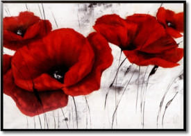 Tablou flori living - Pavot d Hiver II