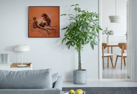 Tablou living animale - Cheetah Mother - Img 2
