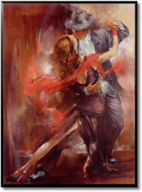 Tablou living dans - Tango Argentino II
