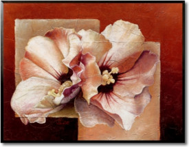 Tablou living flori - Hibiscus I