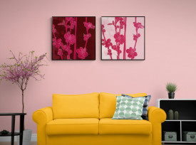 Tablou living flori - Plum Blossom II - Img 4