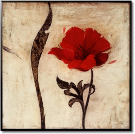 Tablou living flori - Scarlet Blossom