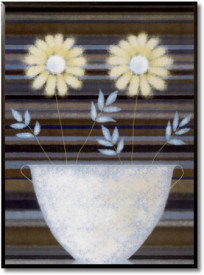 Tablou living flori - Two Golden Daisies