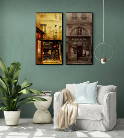 Tablou living magazine retro- Le Bouchon