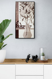 Tablou living - Silver Bamboo I - Img 2
