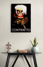 Tablou reclama vintage - Contratto Asti Champagne - Img 2