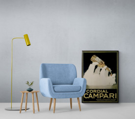 Tablou reclama vintage - Cordial Campari - Img 2