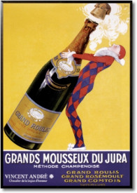 Tablou reclama vintage - Grands Mousseux du Jura