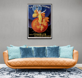 Tablou reclama vintage - La Chablisienne - Img 2