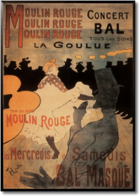 Tablou vintage - Moulin Rouge Concerts