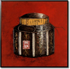 Black Angular Pot