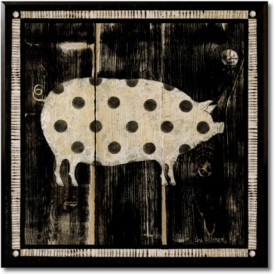 Tablou bucatarie - Polka Pig I