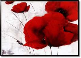 Tablou flori living - Pavot d Hiver I