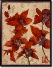Tablou living flori - Asian Orchid II