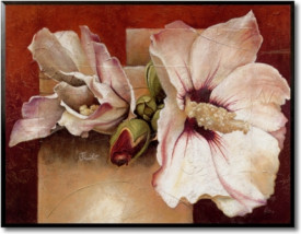 Tablou living flori - Hibiscus II