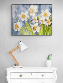 Tablou living flori - Narcisi - Img 2