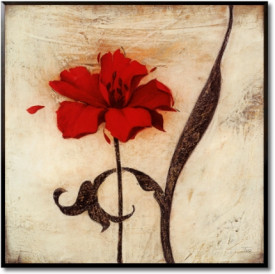 Tablou living flori - Scarlet Bloom