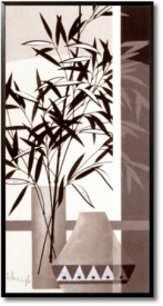 Tablou living - Silver Bamboo II