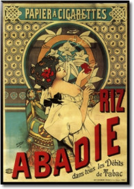 Tablou reclama vintage - Riz Abadie