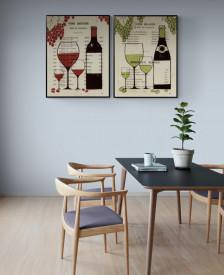 Set tablouri vintage - Giggle Water I