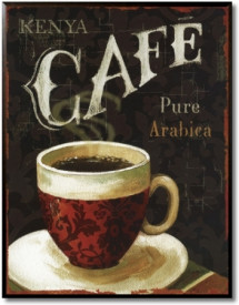 Tablou bucatarie cafea - Today s Coffee I